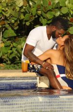 SAPHNE JOY and Jason DeRulo on Vacatoin at Casa Aramara in Punta Mita 03/10/2016