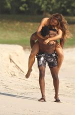 SAPHNE JOY and Jason DeRulo on Vacatoin at Casa Aramara in Punta Mita 03/10/2016