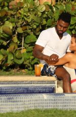 SAPHNE JOY and Jason DeRulo on Vacatoin at Casa Aramara in Punta Mita 03/10/2016