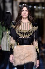 SARA SAMPAIO at Balmani Fashion Show in Paris 03/03/2016