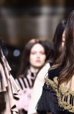 SARA SAMPAIO at Balmani Fashion Show in Paris 03/03/2016