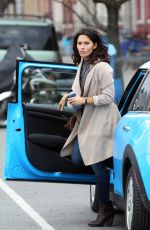 SARAH SHAHI on the Set of 