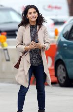 SARAH SHAHI on the Set of 