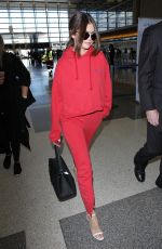 SELENA GOMEZ Arrives at Los Angeles International Airport 03/07/2016