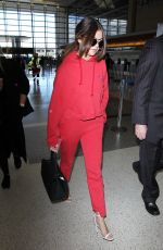 SELENA GOMEZ Arrives at Los Angeles International Airport 03/07/2016