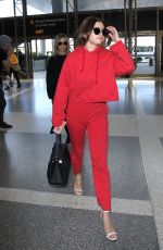 SELENA GOMEZ Arrives at Los Angeles International Airport 03/07/2016