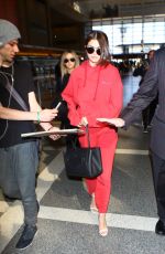 SELENA GOMEZ Arrives at Los Angeles International Airport 03/07/2016