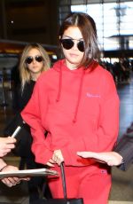 SELENA GOMEZ Arrives at Los Angeles International Airport 03/07/2016