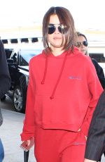 SELENA GOMEZ Arrives at Los Angeles International Airport 03/07/2016