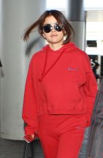 SELENA GOMEZ Arrives at Los Angeles International Airport 03/07/2016