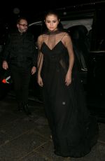 SELENA GOMEZ Arrives at Louis Vuitton Dinner Party in Paris 03/09/2016