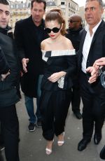 SELENA GOMEZ Arrives at NRJ Radio Studio in Paris 03/10/2016