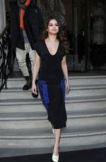 SELENA GOMEZ Leaves Langham Hotel in London 03/11/2016