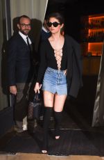 SELENA GOMEZ Out and About in Paris 03/08/2016