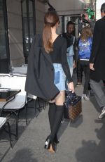 SELENA GOMEZ Out and About in Paris 03/08/2016