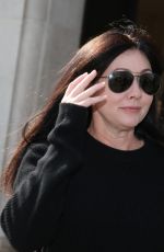 SHANNEN DOHERTY Out and About in Paris 03/19/2016