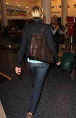 SHARON STONE at LAX Airport in Los Angeles 03/18/2016