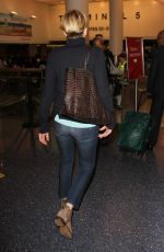 SHARON STONE at LAX Airport in Los Angeles 03/18/2016