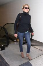 SHARON STONE at LAX Airport in Los Angeles 03/18/2016
