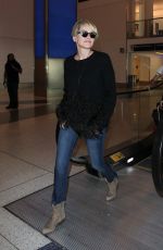 SHARON STONE at Los Angeles International Airport 03/15/2016