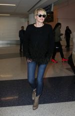 SHARON STONE at Los Angeles International Airport 03/15/2016