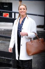 TAMZIN OUTWHAITE Leaves ITV Studios in London 03/20/2016