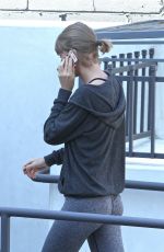 TAYLOR SWIFT Arrives at Pilates Class in West Hollywood 03/25/2016