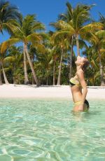 TAYLOR SWIFT in Bikini on the Beach with Boyfriend 03/15/2016