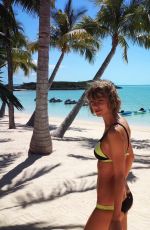 TAYLOR SWIFT in Bikini on the Beach with Boyfriend 03/15/2016