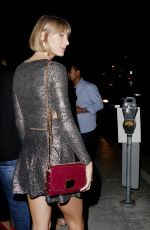 TAYLOR SWIFT Leaves Spago Restaurant in Beverly Hills 03/18/2016