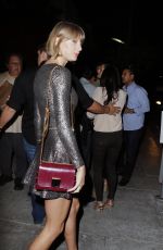 TAYLOR SWIFT Leaves Spago Restaurant in Beverly Hills 03/18/2016
