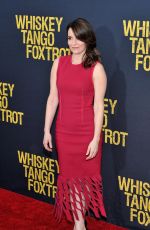 TINA FEY at Whiskey Tango Foxtrot Premiere in New York 03/01/2016