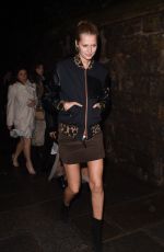 TONI GARRN Leaves Coach Party in Paris 01/03/2016