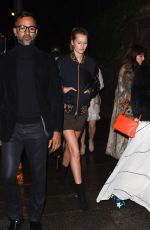 TONI GARRN Leaves Coach Party in Paris 01/03/2016