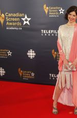 TORRI HIGGINSON at 2016 Canadian Screen Awards in Toronto 03/13/2016