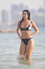 TULISA CONTOSTAVLOS in Bikini at a Beach in Dubai 03/19/2016