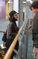 VANESSA HUDGENS at Vancouver International Airport 02/29/2016