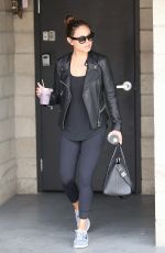 VANESSA LACHEY Leaves Heart and Hustle Gym in West Hollywood 03/02/2016