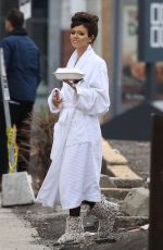 VICTORIA JUSTICE on the Set of 