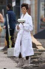 VICTORIA JUSTICE on the Set of 