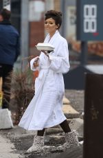 VICTORIA JUSTICE on the Set of 