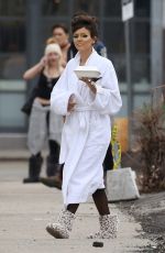 VICTORIA JUSTICE on the Set of 
