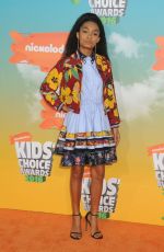 YARA SHAHIDI at Nickelodeon’s 2016 Kids’ Choice Awards in Inglewood 03/12/2016