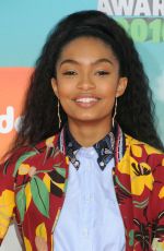 YARA SHAHIDI at Nickelodeon’s 2016 Kids’ Choice Awards in Inglewood 03/12/2016