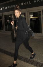 ZENDAYA COLEMAN at Los Angeles International Airport 03/10/2016