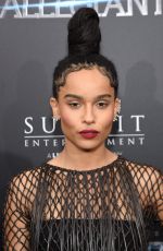ZOE KRAVITZ at ‘The Divergent Series: Allegiant’ Premiere in New York 03/14/2016