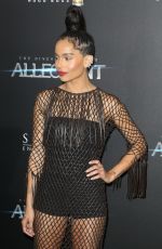 ZOE KRAVITZ at ‘The Divergent Series: Allegiant’ Premiere in New York 03/14/2016