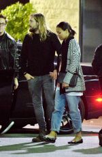 ZOE SALDANA Out and About in Studio City 03/23/2016
