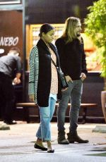 ZOE SALDANA Out and About in Studio City 03/23/2016