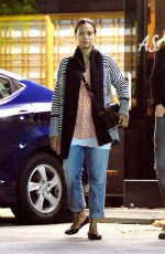 ZOE SALDANA Out and About in Studio City 03/23/2016